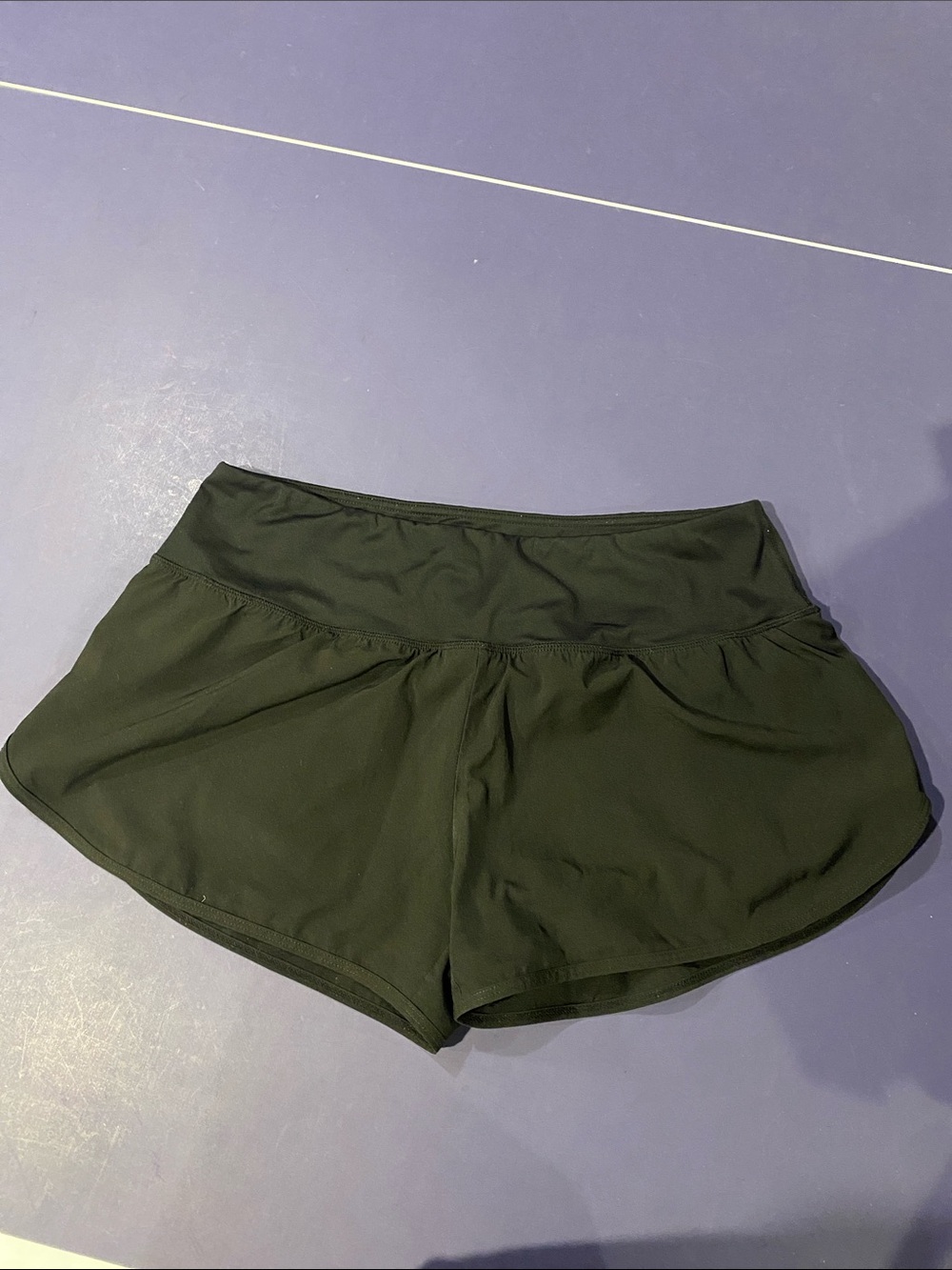 Active USA Black Women's Athletic Workout Shorts